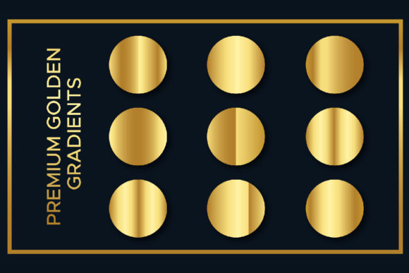 9 Premium Golden Gradients