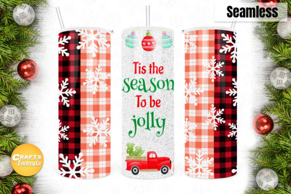 Christmas Red Buffalo Plaid Sublimation