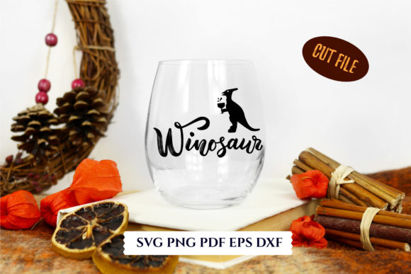 Funny Wine Quotes Winosaur with Dinosaur