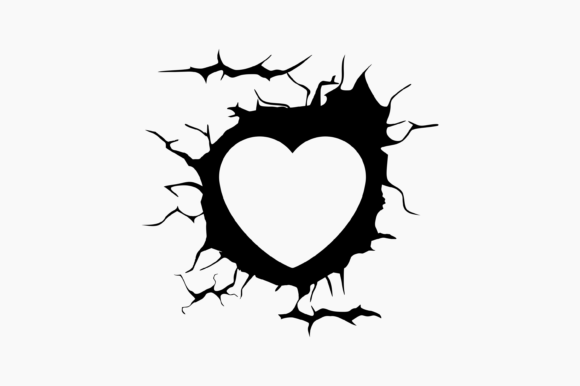 Heart Cracked Wall