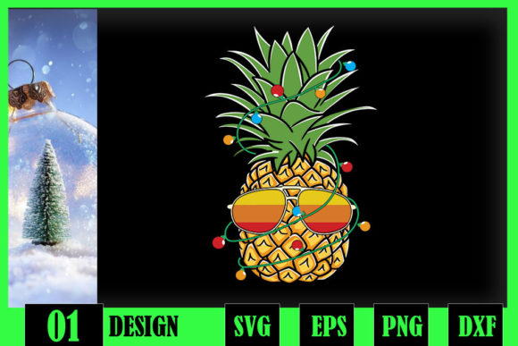 Pineapple Christmas Tree Lights
