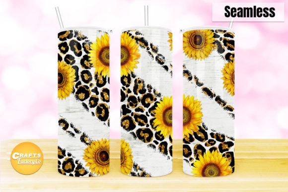 Sunflower and Cheetah Print Sublimation