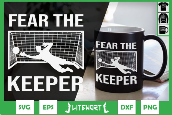 Vintage Goalie Fear the Keeper